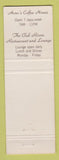 Matchbook Cover - Lord Baltimore Hotel Baltimore MD