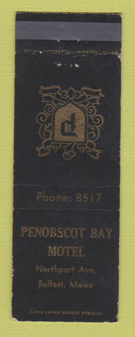 Matchbook Cover - Penobscot Bay Motel Belfast ME WEAR