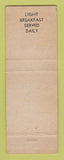 Matchbook Cover - Penobscot Bay Motel Belfast ME WEAR