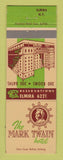 Matchbook Cover - Mark Twain Hotel Elmira NY