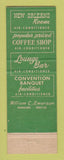 Matchbook Cover - Mark Twain Hotel Elmira NY