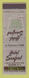 Matchbook Cover - Hotel Sanford Flushing NY