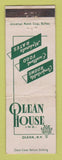 Matchbook Cover - Olean House NY WEAR