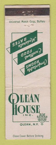 Matchbook Cover - Olean House NY WEAR