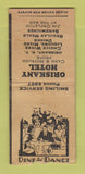Matchbook Cover - Oriskany Hotel NY BOBTAIL WEAR
