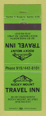 Matchbook Cover - Rocky Mount Travel Inn NC