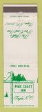 Matchbook Cover - Pine Crest Inn Tryon NC