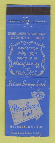 Matchbook Cover - Prince George Hotel Georgetown SC