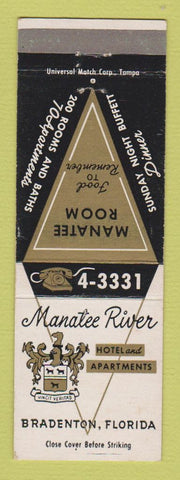Matchbook Cover - Manatee River Hotel Bradenton FL