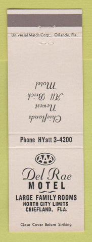 Matchbook Cover - Del Rae Motel Chiefland FL