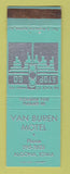 Matchbook Cover - Van Buren Motel Algona IA WEAR