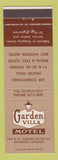 Matchbook Cover - Garden Villa Motel Roseburg OR