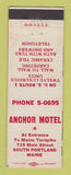 Matchbook Cover - Anchor Motel South Portland ME WEAR