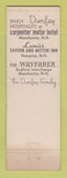 Matchbook Cover - Eastland Motor Hotel Portland ME
