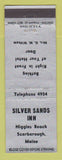 Matchbook Cover - Silver Sands Inn Scarborough ME WEAR