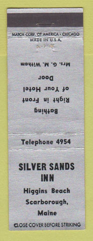 Matchbook Cover - Silver Sands Inn Scarborough ME WEAR