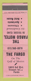 Matchbook Cover - Fargo Motel Treasure Island FL WEAR