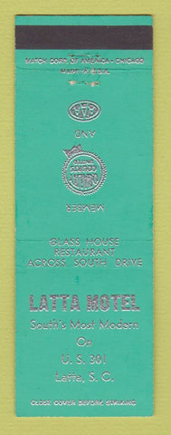 Matchbook Cover - Latta Motel SC