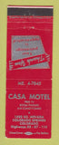 Matchbook Cover - Casa Motel Colorado Springs