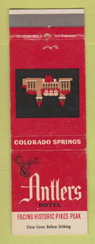 Matchbook Cover - Antlers Hotel Colorado Springs