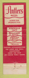 Matchbook Cover - Antlers Hotel Colorado Springs