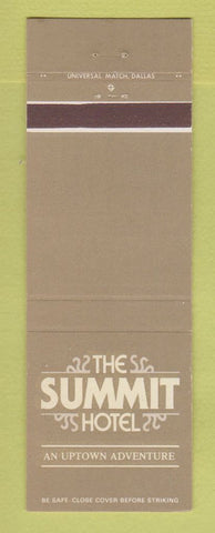 Matchbook Cover - The Summit Hotel Dallas TX