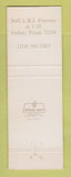 Matchbook Cover - The Summit Hotel Dallas TX
