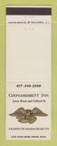 Matchbook Cover - Coonamessett Inn Falmouth MA