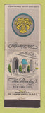 Matchbook Cover - The Barclay Hotel New York City WEAR