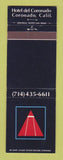 Matchbook Cover - Hotel Del Coronado CA