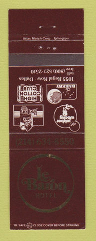Matchbook Cover - Le Baron Hotel Dallas TX