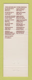 Matchbook Cover - Le Baron Hotel Dallas TX