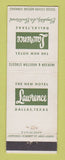 Matchbook Cover - Lawrence Hotel Dallas TX