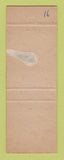 Matchbook Cover - Barr Hotel Lima OH WEAR