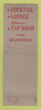 Matchbook Cover - Hotel Lafayette Buffalo NY
