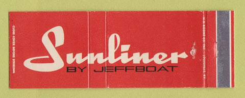 Matchbook Cover - Sunliner by Jeffboat