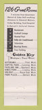 Matchbook Cover - Harlan House Motel Detroit MI