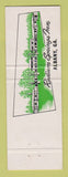 Matchbook Cover - Radium Srpings Inn Albany GA Valdosta
