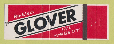 Matchbook Cover - Glover for State Representative Election