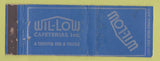 Matchbook Cover - Willow Cafeterias New York City WEAR
