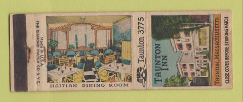 Matchbook Cover - Taunton Inn MA WEAR