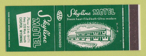 Matchbook Cover - Skyline Motel Casper WY