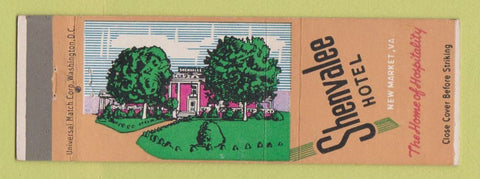 Matchbook Cover - Shenvalee Hotel New Market VA