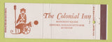Matchbook Cover - Colonial Inn Concord MA Full Length