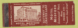 Matchbook Cover - Hotel Medford OR WEAR