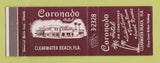 Matchbook Cover - Coronado Hotel Clearwater Beach FL