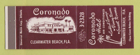 Matchbook Cover - Coronado Hotel Clearwater Beach FL