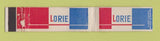 Matchbook Cover - Edgar Lorie Millinery Clothes New York City WORN 10 Strike