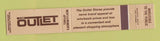 Matchbook Cover - The Outlet Clothes Commerce Glendale Anaheim CA 10 Strike