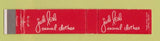 Matchbook Cover - Judi Lesli Clothes Miami FL Dallas Houston WEAR 10 Strike